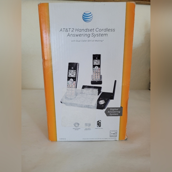 ATT DECT 6.0 Cordless Phone With Digital Answering System, CL83215, 2 Handsets - Picture 2 of 6